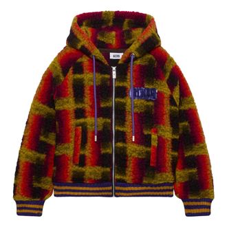 GCDS Felpa Teddy con Zip Integrale - - Jackets - Donna - Multicolore - S
