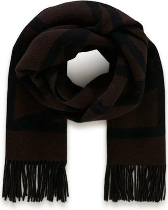 Inwear Myrtheiw Logo Sjaal - Dames - Wintersjaals - Bruin - ONE Size - Wol - Accessoires