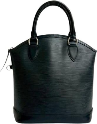 Louis Vuitton Pre-owned Handbags, female, Black, Size: ONE SIZE Pre-owned Lockit