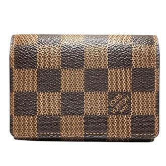 Louis Vuitton Pre-owned Porta carte in pelle Damier - - Pre-owned - Donna - Marrone - ONE SIZE