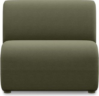 Castlery Auburn Armless Sofa Customized, Moss Performance Fleece, Spill Resistant, Modular for Sofas, Castlery