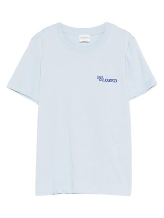 Closed logo-print T-shirt - Blue