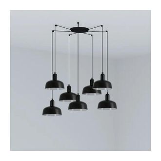 Faro Barcelona Tatawin S Metal 7l Colgante Negra