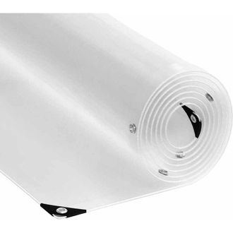 vidaXL Lona Transparente Con Ojales Pvc 4x4 M Vidaxl