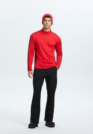 Icepeak Funktionsshirt ICEPEAK ICEPEAK FLEMINTON, Herren, Gr. XXL, coral, rot, Jersey, Obermaterial: 92% Polyester, 8% Elasthan, hoch geschlossener Ausschnitt