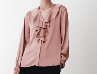 Karmamia Sophia Blouse In Semi Rich Vintage Rose