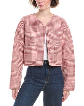 Splendid Tiffany Plaid Wool-Blend Jacket