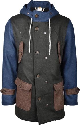 Equipe 70 Blue/Green Virgin Wool Parka