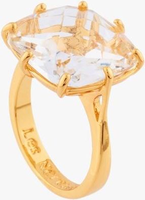 Les N&eacute;r&eacute;ides Cristal Square Gemstone Ring, Size 52
