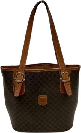 Celine Pre-owned Tote Bags, female, Brown, Size: ONE SIZE Pre-owned Leather Tote Bag