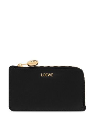 Loewe Pebble calf leather cardholder - Black