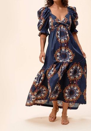 Cleobella Jewel Ankle Dress In Venezia Blue