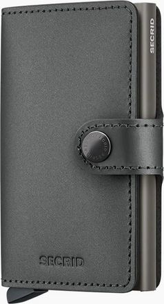 Secrid Mens SECRID MINI WALLET MATT SATIN STEEL - Size: 1 size