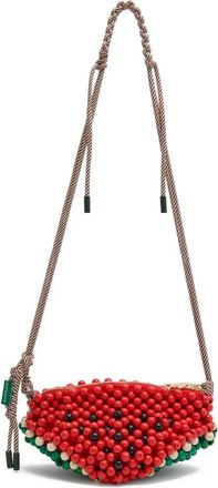 Alemais Tassen, Dames, Rood, ONE Size, Katoen, Watermeloen Mini Tas