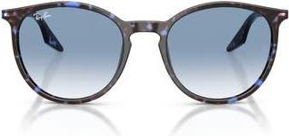 Ray-Ban 54mm Polarized Gradient Round Sunglasses in Blue Havana at Nordstrom Rack