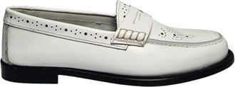 Baldinini D4F006S2Abra 9000 Mocassin - Dames - Loafers - Wit - 36 EU - Leer - Schoenen