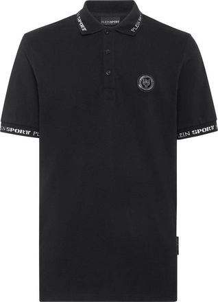Plein Sport Polo Shirt Tiger - Heren - Fitness - Zwart - XS - Katoen - Fitness