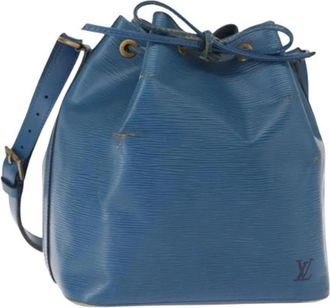 Louis Vuitton Pre-owned Vintage Bucket Bag - Dames - Vintage Tas - Blauw - ONE Size - Leer - Vintage