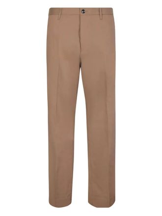 Nine In The Morning Pantaloni in cotone elasticizzato - Marrone