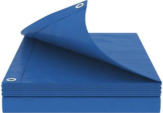 vidaXL Lona Con Ojales Azul 6 X 10 M 180 Gsm Pe Vidaxl