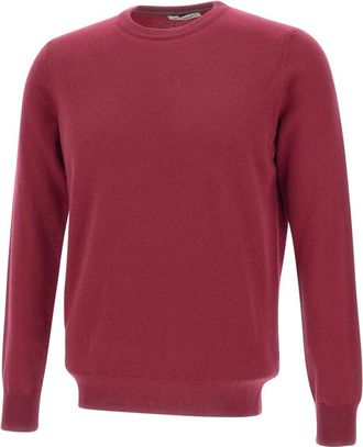 KANGRA Trui met ronde hals - Heren - Ronde hals truien - Rood - S - Wol - Truien & Vesten
