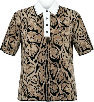 Stella McCartney Cloud Polo - Dames - Polos - Bruin - S - Tops