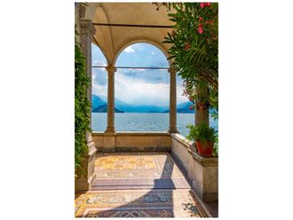 Schubiger M&ouml;bel Digitaldruck auf Glas Fenster mit Aussicht
