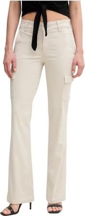 Guess Flared Jeans - Dames - Bootcut Jeans - Beige - W28 L34 - Katoen - Jeans