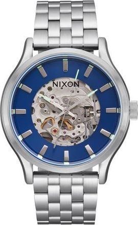 Nixon Spectra Automatic Bracelet Watch, 40mm in Navy Sunray /Silver at Nordstrom Rack