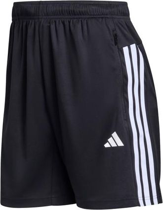 adidas Workout Essentials Base 3-Stripes Pique Short Shorts f&uuml;r Herren | schwarz