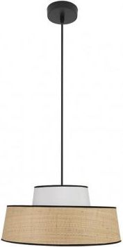 Fabrilamp Fabrilamp - Colgante Jia 1xe27 Natural/blanco Regx40x40 Cm