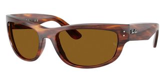 Ray-Ban MEGA BALORAMA Brown Wrap Unisex Sunglasses RB2289 954/33 63