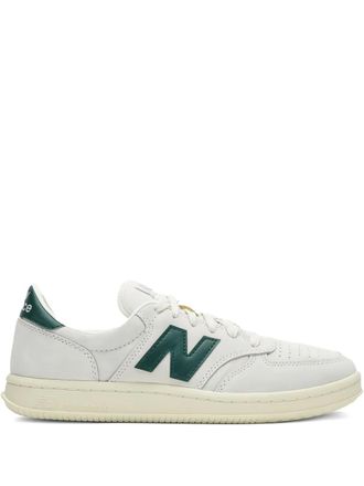 New Balance T500 leather sneakers - unisex - Rubber/Fabric/Leather - 7.5 - White