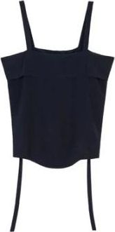 Tela Donna, Top, Nero, M, new