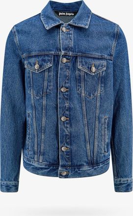 Palm Angels Denim jacket with monogram detail - PALM ANGELS - gender_Man