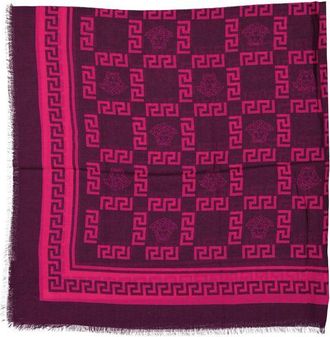 Versace Multicolor Modal Womens Scarf