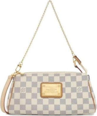 Louis Vuitton Pre-owned Vintage Damier Azur Schoudertas - Dames - Vintage Schoudertas - Wit - ONE Size - Vintage