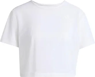 adidas Primelift Essentials Workout Boxy Mesh Funktionsshirt f&uuml;r Damen | wei&szlig;
