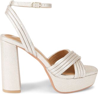Kurt Geiger Womens Silo Sandals - Gold - Size UK 6