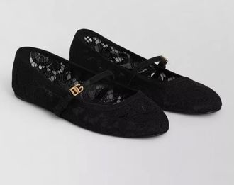 Dolce & Gabbana lace ballerina shoes