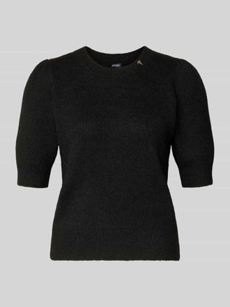 Joop Strickpullover mit gerippten Abschl&uuml;ssen Modell Kylie in Black, Gr&ouml;&szlig;e 34