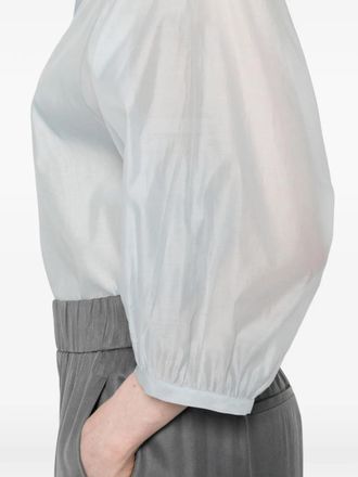PESERICO Womens Embellished Blouse Ss26 W