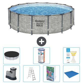 Bestway Piscina Bestway Steel Pro Max Redonda - 488x122 Cm - 8-piezas S594