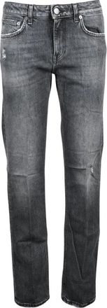 Dondup Coco Jeans - Dames - Regular Fit Jeans - Zwart - W25 - Katoen - Jeans