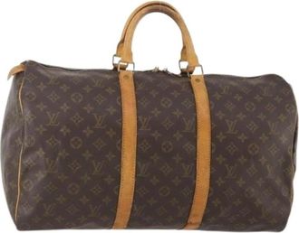 Louis Vuitton Pre-owned Weekend Bags, female, Brown, Size: ONE SIZE Pre-owned Boston Bag