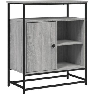 vidaXL Credenza Grigio Sonoma 69x35x80 cm in Legno Multistrato - Vidaxl