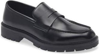 Abound Dayton Lug Penny Loafer in Black at Nordstrom Rack, Size 10.5