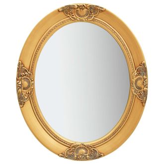 vidaXL Espejo De Pared Estilo Barroco Dorado 50x60 Cm Vidaxl