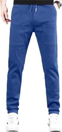 Generic Mencomfy Cargo Pants, High Stretch Multi-Pocket Durable Cargo Pants for Men - Mencomfy Multipants, Comfort Meets Style (Blue,2XL)
