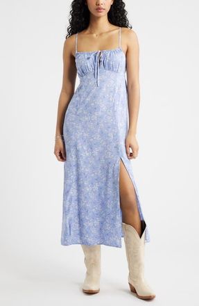 BP. Paisley Sundress in Blue- White Elisabeth Paisle at Nordstrom, Size Xx-Small